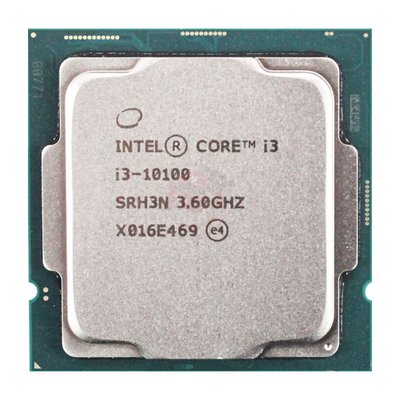 CPU Intel Core i3-10100 3.6-4.3GHz (4C/8T, 6MB, S1200, 14nm,Integrated UHD Graphics 630, 65W) Tray 116611 фото