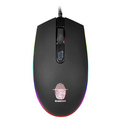 Gaming Mouse Qumo Pretender, Optical,1200-3200 dpi, 4 buttons, 7 color backlight, USB 93117 фото