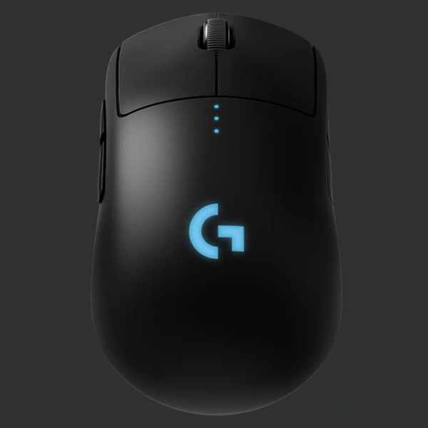 Wireless Gaming Mouse Logitech G Pro, Optical, 100-16000 dpi, 8 buttons, Ambidextrous, 1xAA, Black 110683 фото