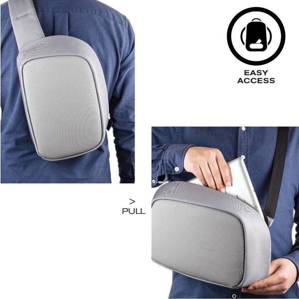 Tablet Bag Bobby Sling, anti-theft, P705.782 for Tablet 9.7" & City Bags, Gray 132033 фото