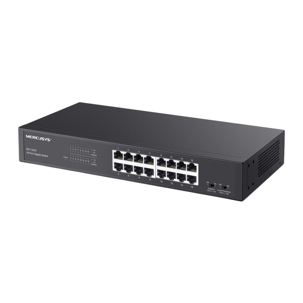 16-port Gigabit Desktop/Rackmount Switch MERCUSYS "MS116GS", Isolation Mode, Loop Prevention, metal 235116 Imagini