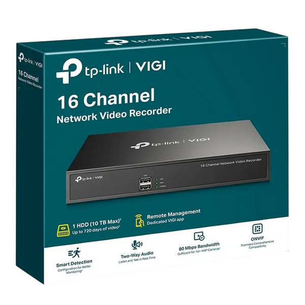 TP-Link 16 Channel Network Video Recorder "VIGI NVR1016H", 1xSATA up to 16TB 132144 фото