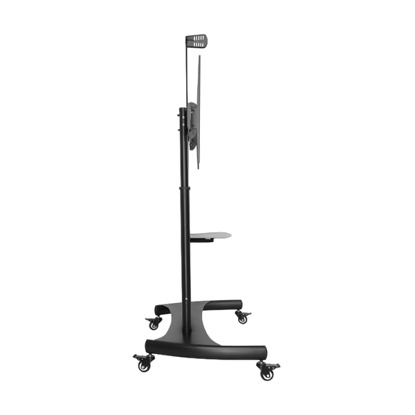 Display/TV Mount Stand Gembird TVS-100T-02, 60-100"; Black, VESA; max 100kg, Height adjustable TV fl 219061 фото