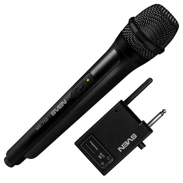 Karaoke Wireless Microphone SVEN "MK-710", Wireless reciver jack 6.5mm 139674 фото