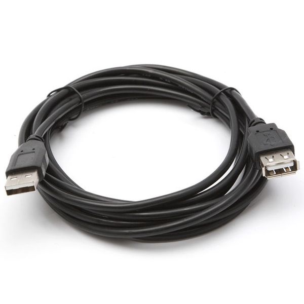 Cable USB, USB AM/AF, 1.8 m, USB2.0 SVEN, Black 53893 фото