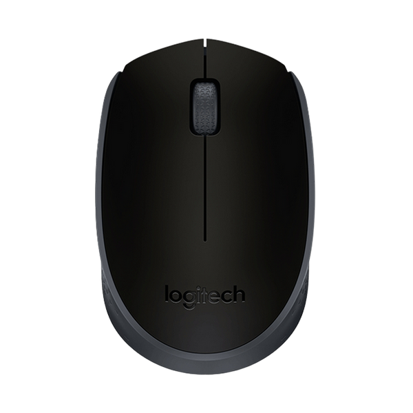 Wireless Mouse Logitech M171, 1000 dpi, 3 buttons, Ambidextrous, 69,3g., 1xAA, 2.4Ghz, Black/Grey 76618 Imagini
