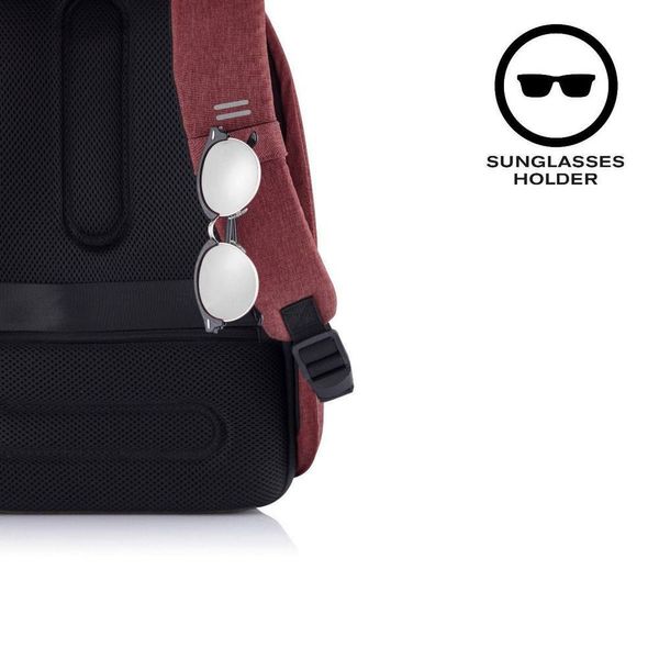 13.3" Bobby Hero Small anti-theft backpack, Red, P705.704 119789 фото