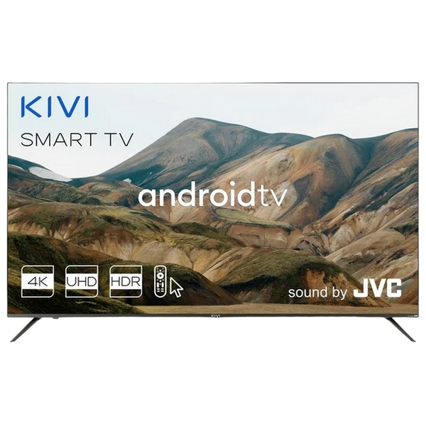 55" LED SMART TV KIVI 55U730QB, Real 4K, 3840x2160, Android TV, Black 210264 фото