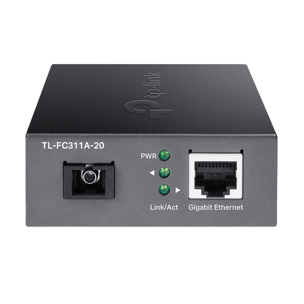 1000MB RJ45 to 1000M SC fiber Converter FC311A-20, Send: 1550nm, Receive: 1310nm, Up to 20km 219628 Imagini