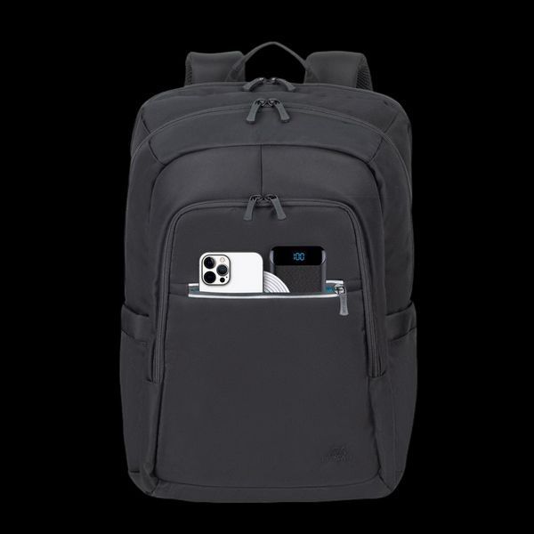 Backpack Rivacase 7569 ECO, for Laptop 17,3" & City bags, Black 211308 Imagini