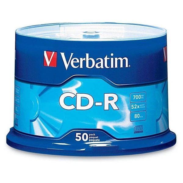 CD-R 50*Spindle, Verbatim, 700MB, 52x, Extra protection 70760 фото