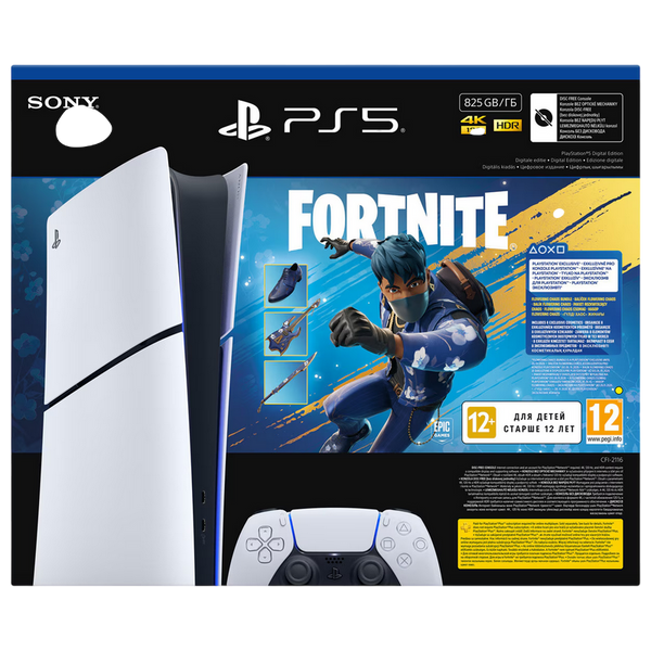 SONY PlayStation 5 D Slim Digital Edition Bundle ~Fortnite Flowering Chaos~ 245491 фото
