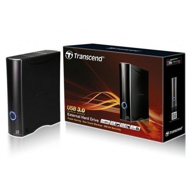 8.0TB (USB3.1) 3.5" Transcend "StoreJet 35T3", Black [256-bit AES encryption] 71935 фото