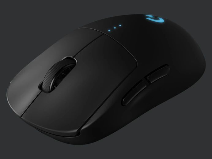 Wireless Gaming Mouse Logitech G Pro, Optical, 100-16000 dpi, 8 buttons, Ambidextrous, 1xAA, Black 110683 фото