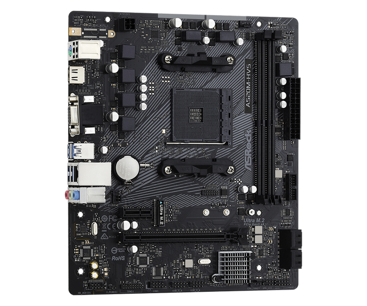 MB AM4 ASRock A520M-HVS mATX 119500 фото