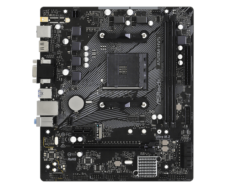MB AM4 ASRock A520M-HVS mATX 119500 фото