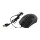 Mouse Qumo M14, Optical,1000 dpi, 3 buttons, Ambidextrous, Black, USB 93102 фото 2