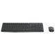 Wireless Keyboard & Mouse Logitech MK235, Low-profile, Spill-resistant, FN key, US Layout, Grey 204343 фото 1