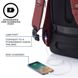 13.3" Bobby Hero Small anti-theft backpack, Red, P705.704 119789 фото 4