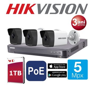 HIKVISION 5 Megapixeli IP POE 1TB 30m ID999MARKET_6595595 фото