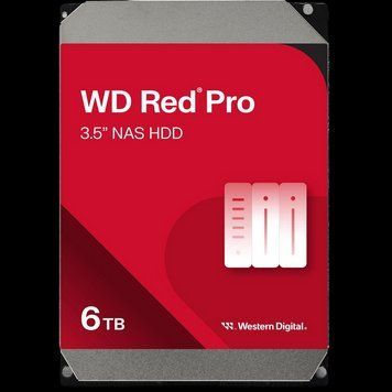 3.5" HDD 6.0TB -SATA-256MB Western Digital "Red Pro (WD6005FFBX)", NAS, CMR 224761 фото