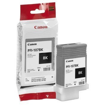Ink Cartridge Canon PFI-107Bk, black 84742 Imagini