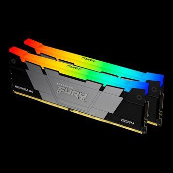 64GB DDR4-3200MHz Kingston FURY Renegade RGB (Kit of 2x32GB) (KF432C16RB2AK2/64), CL16-19-19, 1.35V 211255 фото