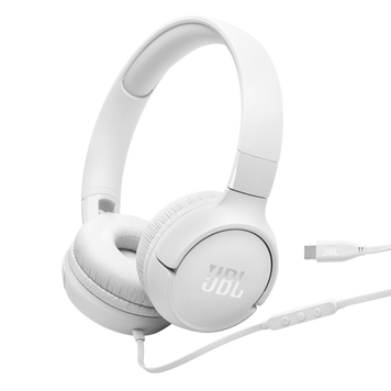 Headphones JBL T520C USB-C, White 244033 Imagini