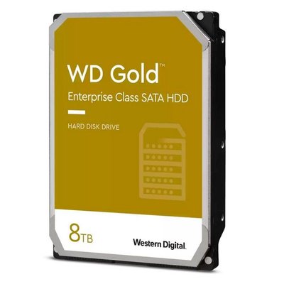 3.5" HDD 8.0TB-SATA-256MB Western Digital "Gold (WD8004FRYZ)", Enterprise, CMR 137962 фото