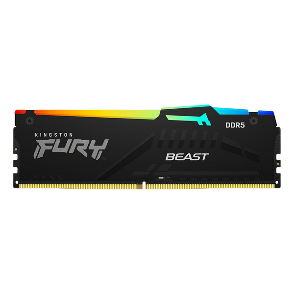 ..8GB DDR5-6000MHz Kingston FURY Beast RGB (KF560C36BBEA-8), CL36-38-38, 1.35V, AMD EXPO 1.0/Intel 246815 Imagini