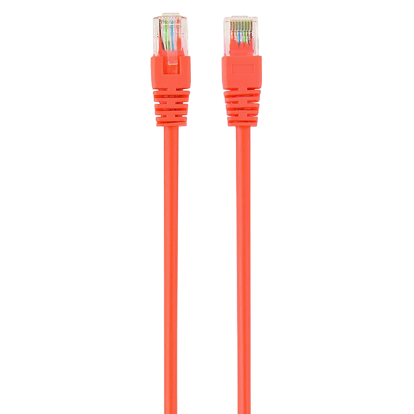 2m, Patch Cord Orange, PP12-2M/O, Cat.5E, Cablexpert, molded strain relief 50u" plugs 48029 фото