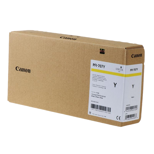 Ink Cartridge Canon PFI-707, Yellow 93496 фото