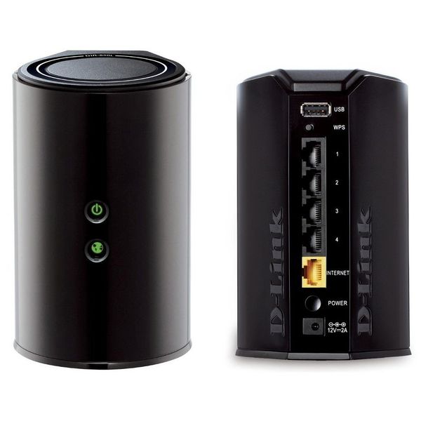 Wi-Fi AC Dual Band D-Link Router, "DIR-850L/RU/A1A", 1200Mbps, Gbit Ports, MIMO, USB2.0 75180 фото