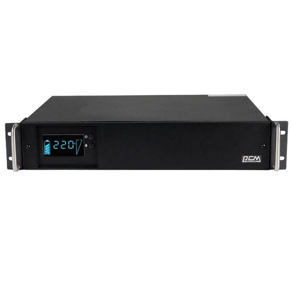 UPS PowerCom KIN-1500AP 1500VA/1200W, Rack 2U, Line Interactive,LCD, AVR, USB, RJ45, 6xIEC C13 143993 фото