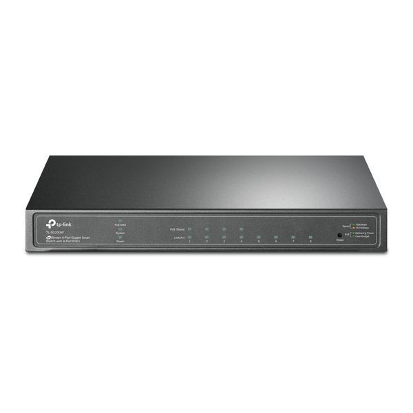 .8-port Gigabit Smart PoE Switch, TP-LINK "TL-SG2008P", 4xPoE Ports, 62W Budget 142740 Imagini