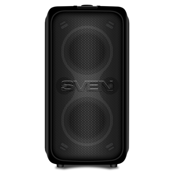 Partybox SVEN "PS-1000" 180W, TWS, Bluetooth, FM, USB,LED-display, 8000mA*h, Black 235068 Imagini