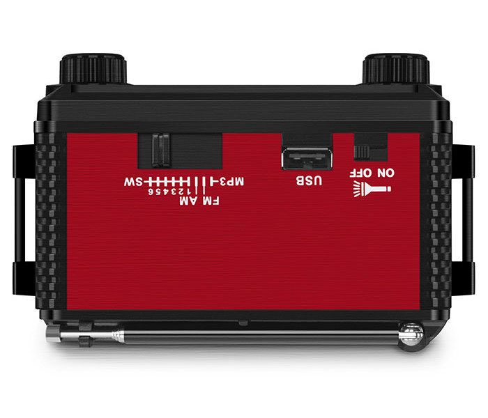 Speakers SVEN Tuner "SRP-355" Black/Red, 3w, FM, USB, SD/microSD, flashlight 93009 фото