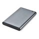 2.5" SATA HDD/SSD 9.5 mm External Case Type-C, Gembird "EE2-U3S-6-GR", aluminum, Grey 120384 фото 3