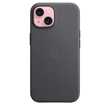 Smartphone Apple iPhone 15 FineWoven Case with MagSafe - Black 208714 Imagini