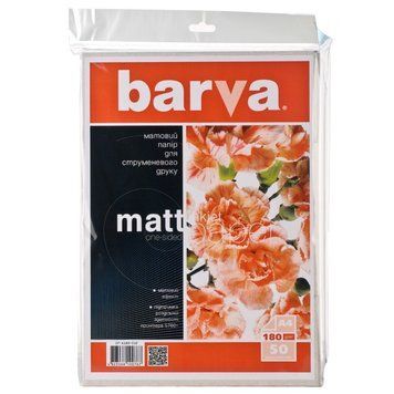 A4 180g 50p Matt Inkjet Photo Paper Barva 76014 фото
