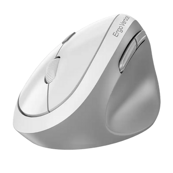 Wireless Mouse Genius Ergo 8350S, 1200-2400 dpi, 6 buttons, Ergonomic, 81g, 55&deg; tilt, Silent, BlueEy 227596 Imagini