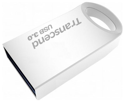 128GB USB3.1 Flash Drive Transcend "JetFlash 710S", Silver, Metal Case, Ultra-Slim (R/W:90/50MB/s) 108980 фото