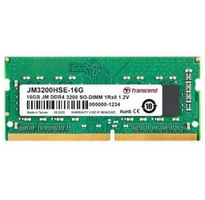 16GB DDR4- 3200MHz SODIMM Transcend PC25600, CL22, 260pin DIMM 1.2V 120276 фото