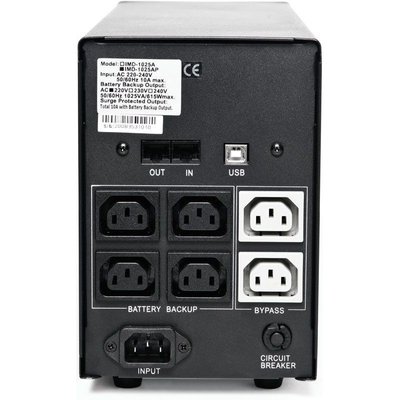 UPS PowerCom IMD-1500AP 1500VA/900W Line Interactive, AVR, LCD, RJ45/RJ11, USB, 3xSchuko Sockets 36074 фото