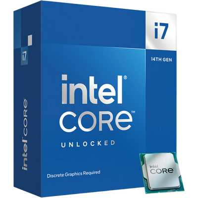 CPU Intel Core i7-14700KF 2.5-5.6GHz (8P+12E/28T, 28MB,S1700,10nm, No Integ. Graphics,125W) Tray 209954 фото