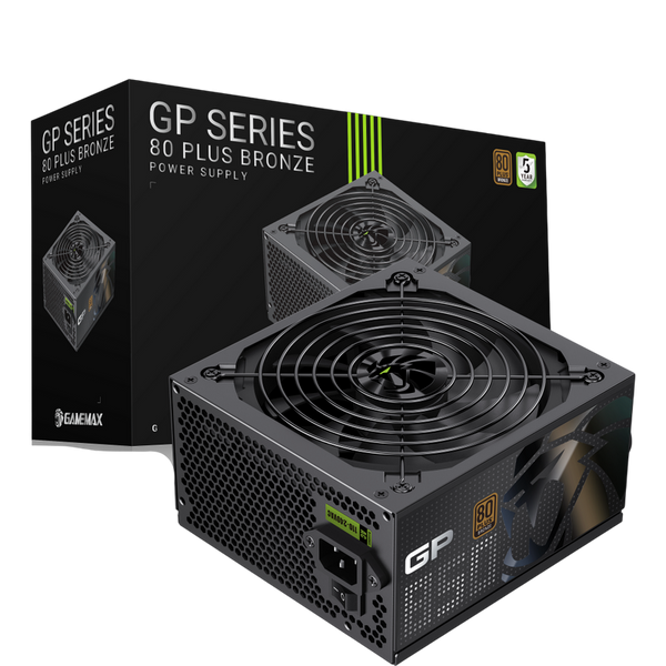 Power Supply ATX 850W GAMEMAX GP-850B, 80+ Bronze, 140mm, Active PFC, DC/DC, Temperature control Ventilator, ATX 3.1, PCIe 5.1, Black 251369 Imagini