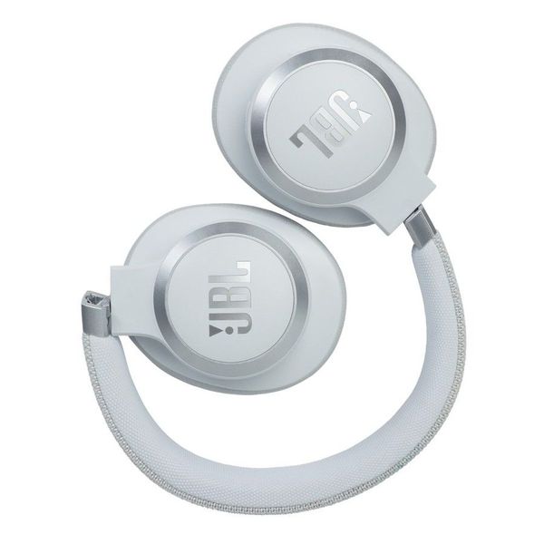 Headphones Bluetooth JBL LIVE660NC White, On-ear, active noise-cancelling 135404 фото