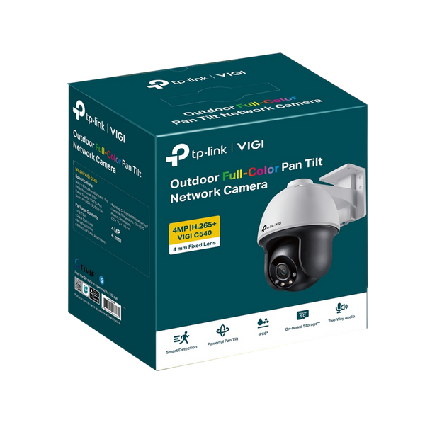 TP-Link Pan Tilt Outdoor Network Camera"VIGI C540", 4mm, 4MP, Full-Color, PoE, IP66 145057 фото