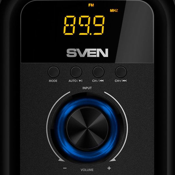 Speakers SVEN "MS-2051" SD-card, USB, FM, remote control, Bluetooth, Black, 55w/30w + 2x12.5w/2.1 82017 фото