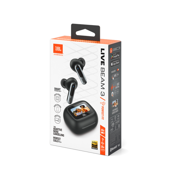 True Wireless JBL LIVE Beam 3 Black TWS True Adaptive Noise Cancelling 223016 фото